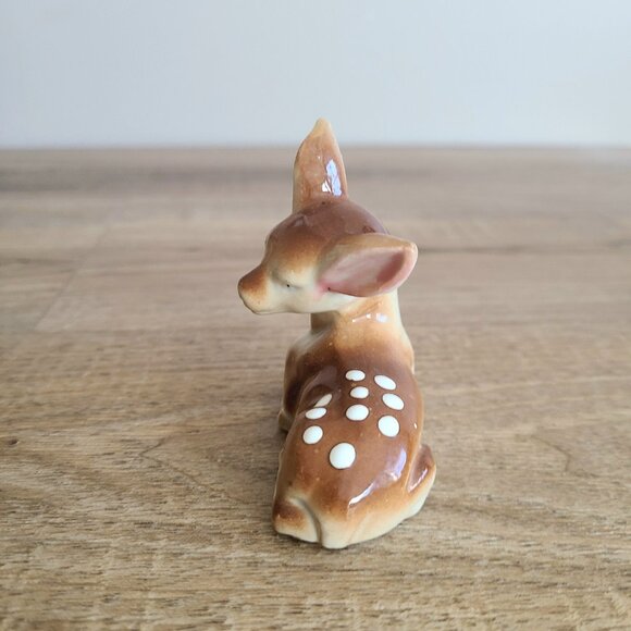 Set of 2 vintage ceramic deer figurines. - Picture 12 of 12